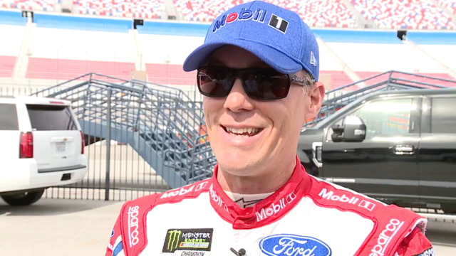Harvick celebrates Atlanta win