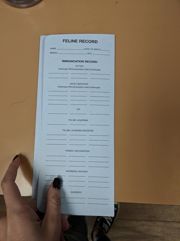 vaccination records