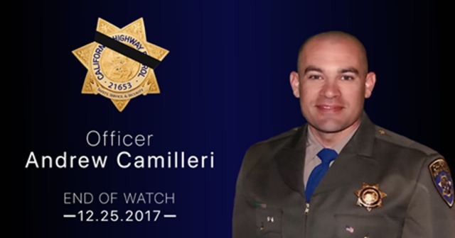 Calif. officer killed, another injured in Christmas Eve crash